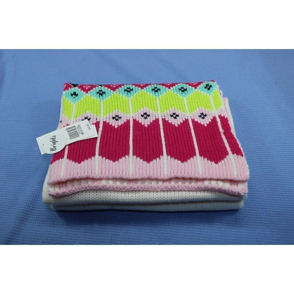 Crown & Ivy Brights Colorful Knitted Scarf-One Size-New w/Tags - Picture 10 of 10
